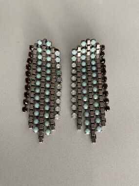 Fallon Silver-Tone Chandelier Earrings